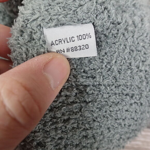 C.C. EXCLUSIVES 100% ACRYLIC GREY WINTER HAT CAP POM POM BEANIE WOMENS - Picture 5 of 5